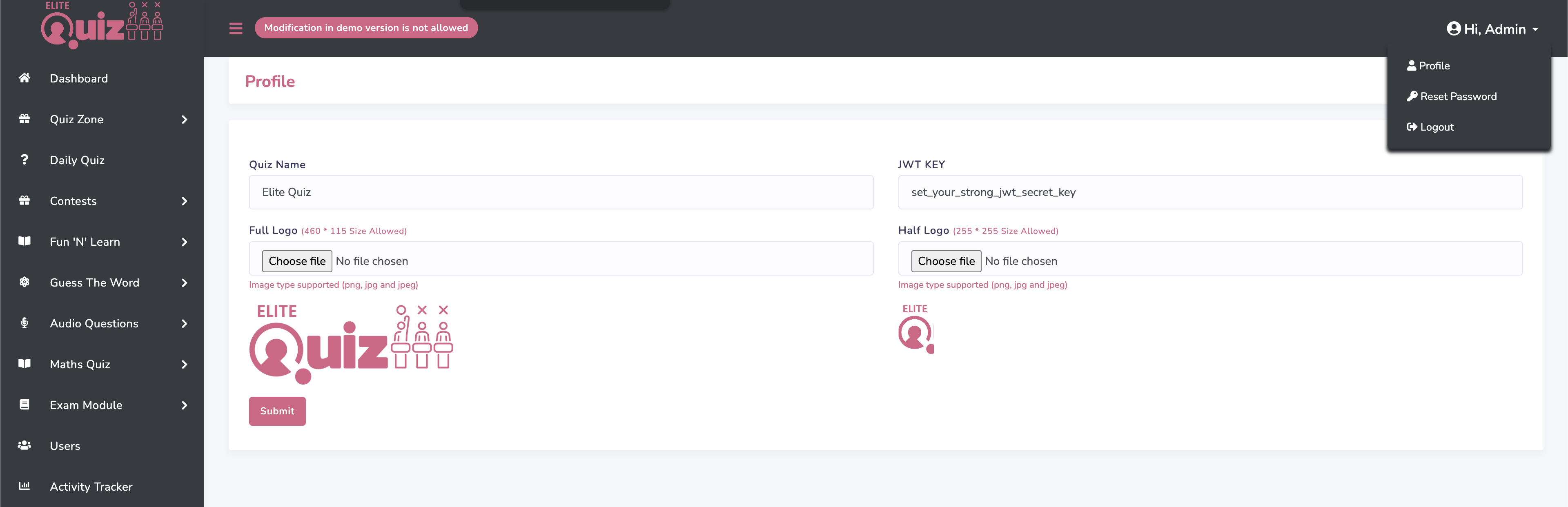 System Configurations